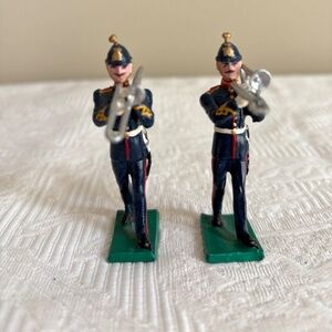 Two Lead Soldiers in Marching Band